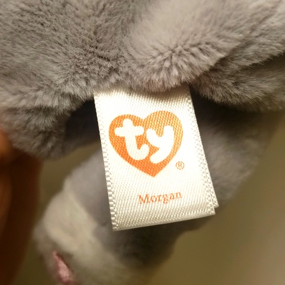 Ty Beanie Bellies Collection Morgan Grey Kitty 2022 - Picture 8 of 10